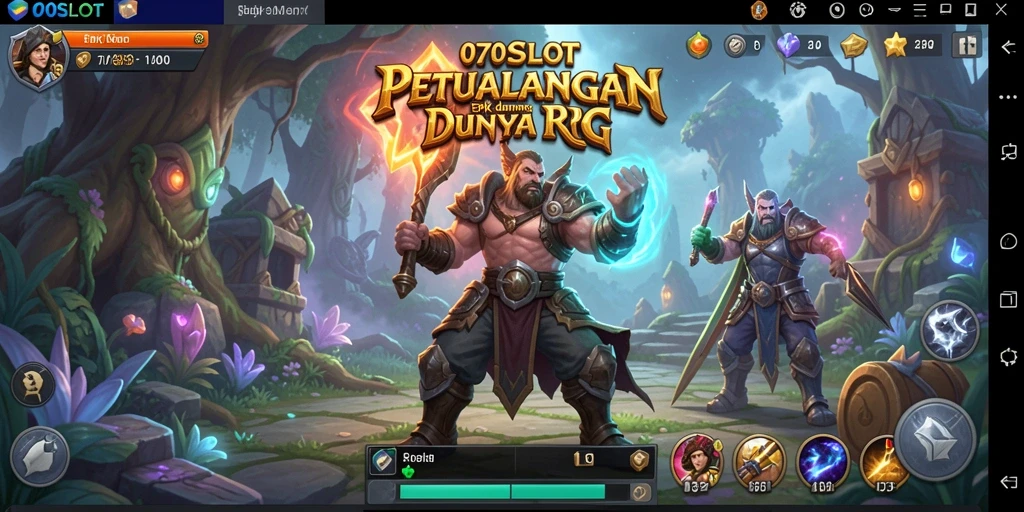 Menampilkan aksi intens dalam dunia RPG di 070SLOT.