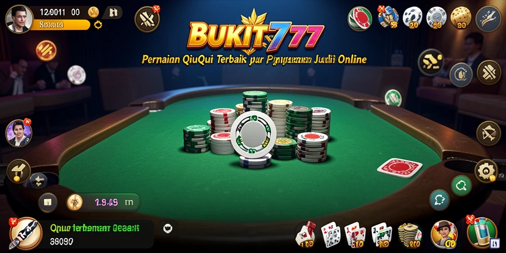Tampilan gameplay seru QiuQiu di BUKIT777