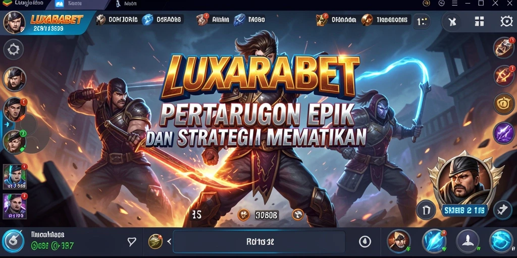 Tampilan gameplay seru dalam LUXARABET dengan aksi pertarungan yang menegangkan.