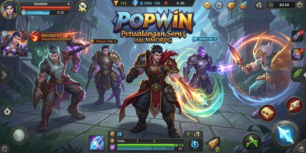 Tampilan gameplay seru yang akan memikat para pemain MMORPG.