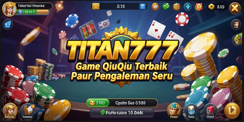Tampilan gameplay <strong>TITAN777</strong> yang mendebarkan dan penuh strategi QiuQiu.
