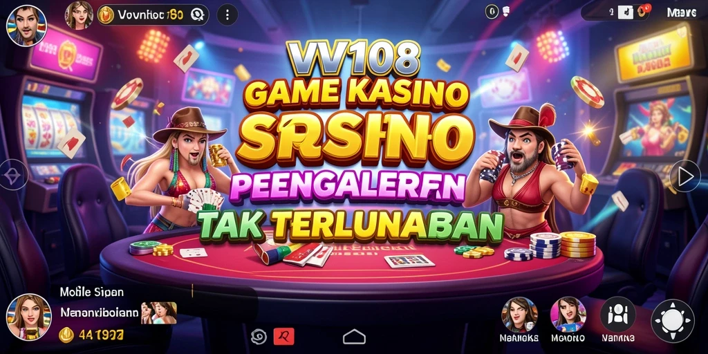 Tampilan gameplay VW108 yang mendebarkan di kasino virtual.