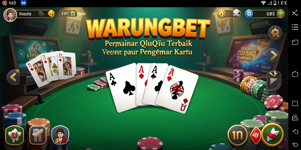 Gameplay QiuQiu yang seru dan menegangkan di WARUNGBET.